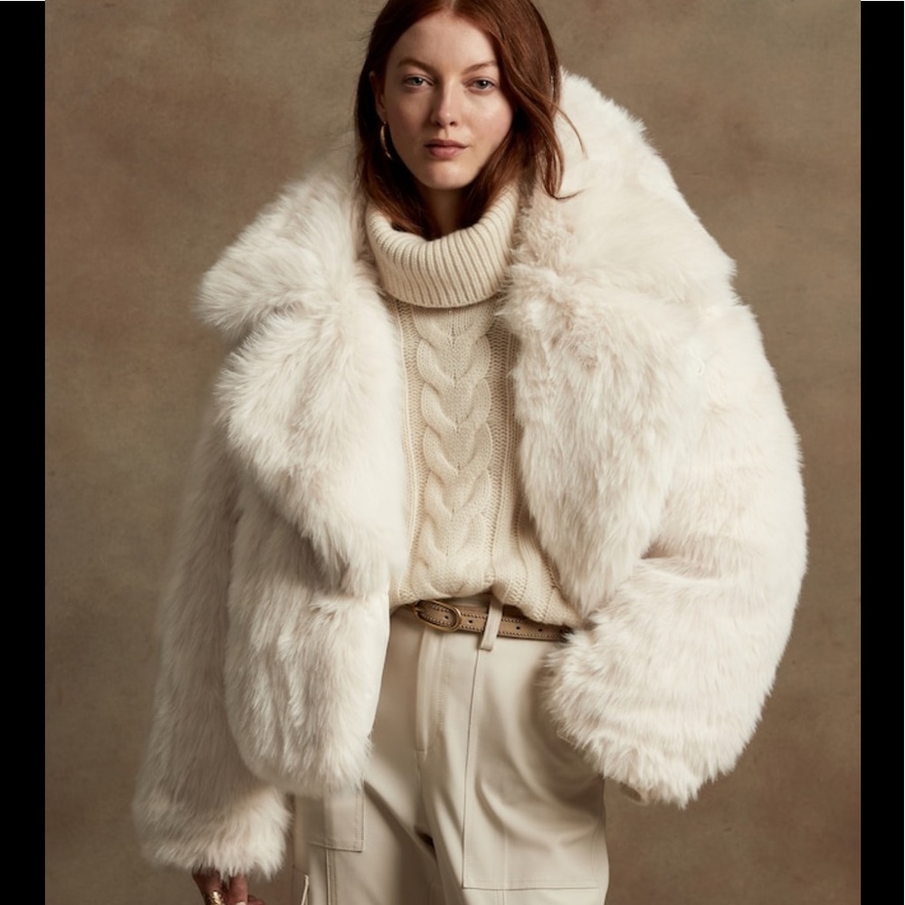 🆕 Reversible Faux Fur Down Jacket